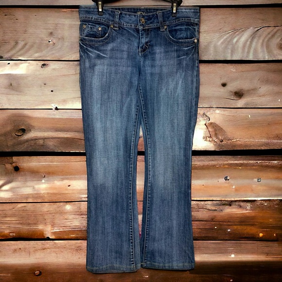 WAREHOUSE ONE Low Rise Bootcut Jeans- W29 L30 - Picture 2 of 5